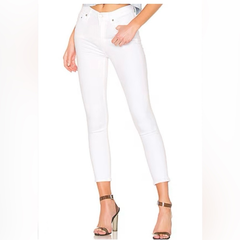 Citizens Of Humanity White Skinny Ankle Jeans